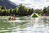 Badesee Ried Sommer Tretboot:  TVB Tiroler Oberland - Fotograf | Urheber: Daniel-Zangerl